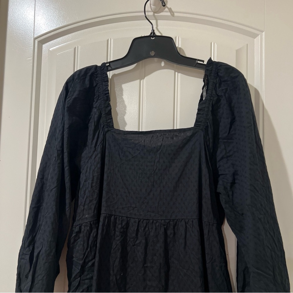 Universal Threads Puff Sleeve Mini Shift Smocked … - image 5